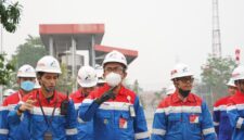 Wakil Direktur Utama I PT Pertamina Patra Niaga, Taufik Aditiyawarman, meninjau langsung Fuel Terminal (FT) Sei Siak, Pekanbaru, pada Rabu (14/10/2026). Foto:Istimewa