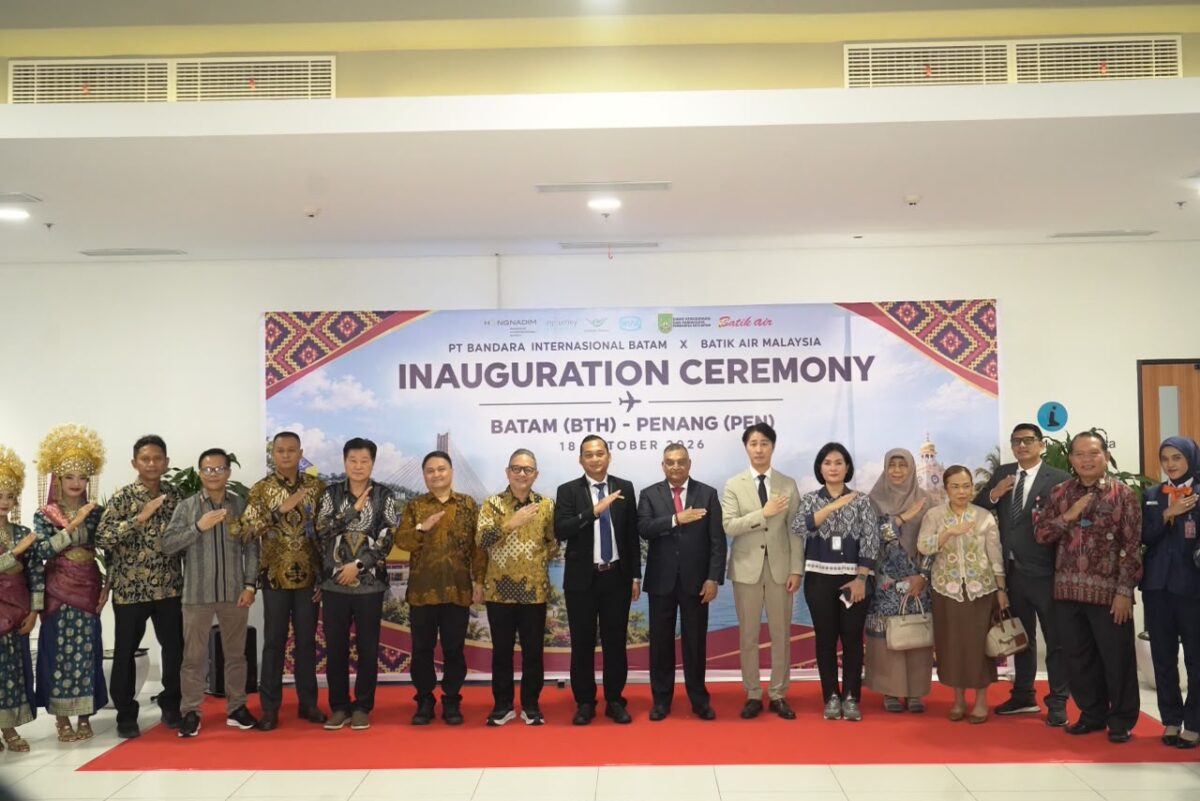 Penerbangan dibuka di Bandara Hang Nadim. Foto:Istimewa