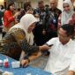 Kepala BP Batam Amsakar Achmad saat diperiksa cek kesehatan, Rabu (21/10/2026). Foto;Istimewa