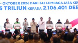 Presiden Prabowo Subianto menyampaikan rencana tersebut saat menghadiri Rapat Koordinasi Nasional Tim Percepatan Akses Keuangan Daerah (Rakornas TPAKD) 2026 di Jakarta, Kamis (22/10/2026). Foto:OJK Kepri/matapedia