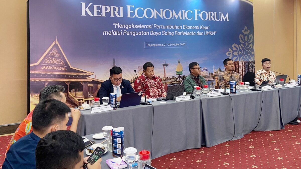 Billy menyampaikan aspirasi tersebut dalam Kepri Economic Forum 2026 yang diselenggarakan Kantor Perwakilan Bank Indonesia Provinsi Kepulauan Riau di Hotel Astin, Tanjungpinang, Kamis (22/10/2026).  Foto:Istimewa
