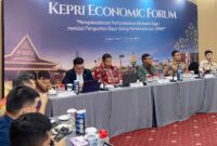 Billy menyampaikan aspirasi tersebut dalam Kepri Economic Forum 2026 yang diselenggarakan Kantor Perwakilan Bank Indonesia Provinsi Kepulauan Riau di Hotel Astin, Tanjungpinang, Kamis (22/10/2026).  Foto:Istimewa