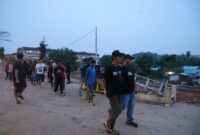 Belasan orang diamankan polisi di Kampung Aceh pada Minggu (25/10/2026). Foto:Dok. Humas Polda Kepri