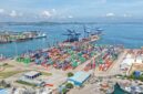 Pelabuhan logistik Batu Ampar. Foto:Istimewa