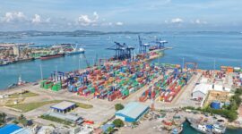 Pelabuhan logistik Batu Ampar. Foto:Istimewa