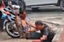 Rekaman video kedua pria berantam beredar di media sosial, Rabu (14/10/2026). Foto:Screenshot
