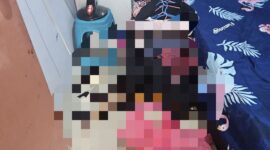 Mayat wanita yang ditemukan di kos wilayah Tanjung Piayu. Foto:Istimewa